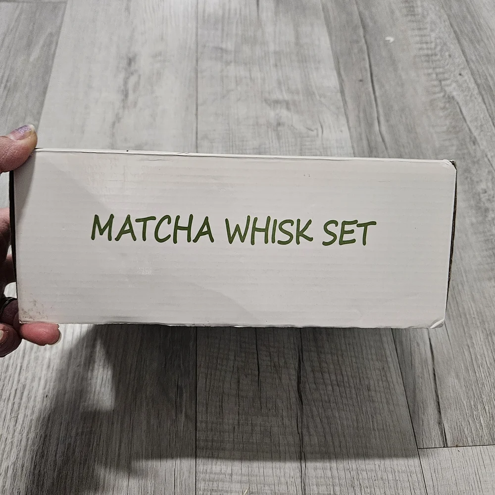 5pcs Gift Box Japanese Matcha Whisk Set, Cute Pattern Matcha Kit Includes Matcha